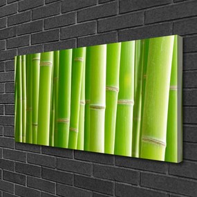 Obraz na płótnie Egzotyczny Kwiat i Bambus