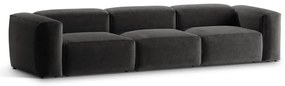 Ciemnoszara sofa 364 cm Bergano – Cosmopolitan Design
