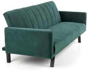 Ciemnozielona sofa rozkładana TROMSO