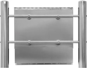 Skrzynka na listy stojąca ze stali nierdzewnej