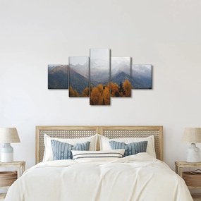 Obraz - Widok na grzbiety górskie (125x70 cm)