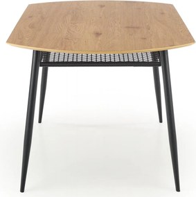 Loftowy stół nierozkładany z półką Jackson