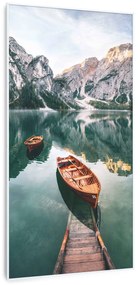 Klarstein Wonderwall Art Smart 700W 120x60cm Obraz na podczerwień Jezioro i łódź