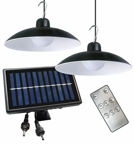 Podwójna lampa solarna z pilotem - N27-Rizel