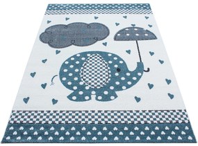 Dywan dziecięcy Słonik niebieski  200 cm x 290 cm