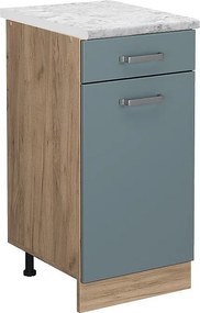 Szafka dolna do kuchni niebiesko-szary 40x60x81.6 r-line