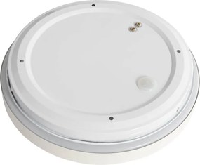 Nowoczesna lampa sufitowa biała 25 cm IP44 - Walden