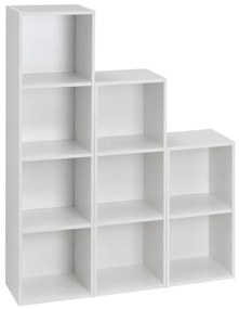 Biały regał 30x106x24 cm Cube – Casa Selección