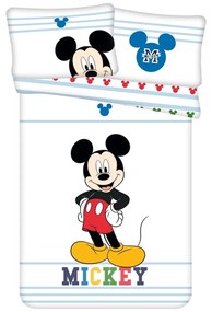 Bawełniana pościel dziecięca do łóżeczka 100x135 cm Mickey – Jerry Fabrics