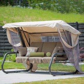 Huśtawka ogrodowa z moskitierą Venezia Lux D022-04EB PATIO