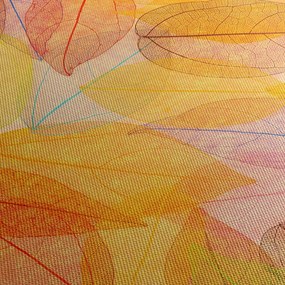 Obraz - Tło z jesiennych liści (125x70 cm)