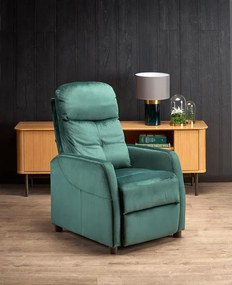 Zielony rozkładany fotel wypoczynkowy - Erto 3X