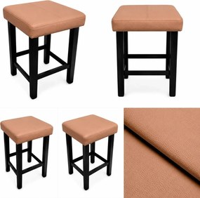 Taboret Klasyk 45cm Stołek Loft Eko-skóra D14