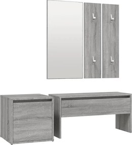 Zestaw do przedpokoju szary dąb sonoma M8-E75