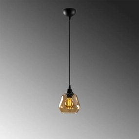 Lampa wisząca Gold - 030, złota-czarna