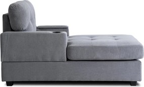 Fotel Wypoczynkowy Sofa NEO Szary Tapicerowany Nowoczesny