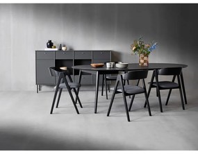 Okrągły rozkładany stół z dodatkowym blatem w dekorze dębu ø 135 cm Meza – Hammel Furniture