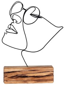 Metalowa figurka Girl – Mioli Decor