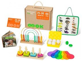 Tooky toy box pudełko xxl montessori edukacyjne 7w1 sensoryczne 25-30 mies.