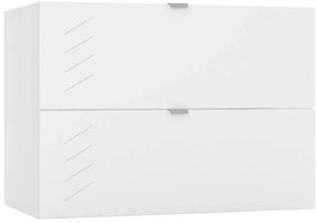 Podwieszana szafka pod umywalkę z szufladami 80 cm - Tiris 11X