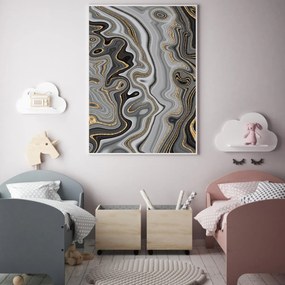 Plakat - Abstrakcja linii (A4)