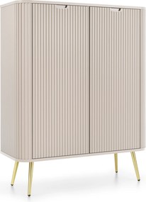 Komoda ZENZERO - Kaszmir / Stelaż złoty / 103 cm