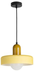 Żółta lampa wisząca ø 25 cm Opaco Grato – Leitmotiv