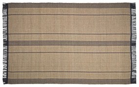 Czarno-naturalny dywan z wodorostów dwustronny 200x300 cm Brunilda – Kave Home