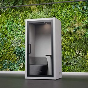 Budka akustyczna do biura INBOX 1-osobowa 2100 x 1100 x 900 mm