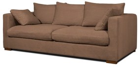 Jasnobrązowa sztruksowa sofa 220 cm Comfy – Scandic