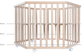 Kojec dla dzieci z litego drewna bukowego 119x104 cm – Roba