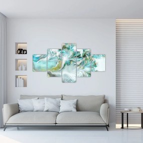 Obraz - Malowanie abstrakcyjnych wzorów (125x70 cm)