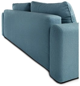 Niebieska rozkładana sofa z materiału bouclé 247 cm Quinoa – Bonami Selection