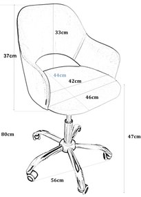 Fotel obrotowy biurowy Milano MG31