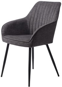 Ciemnoszare krzesło Nolan – Unique Furniture