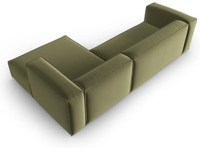 Zielony aksamitny narożnik Mackay – Cosmopolitan Design