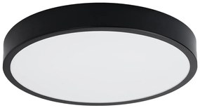 Czarny okrągły ledowy plafon 50 cm - 3X A602 L5-K53