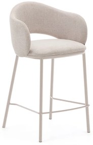 Kremowy hoker (wysokość siedziska 65 cm) Maina – Kave Home