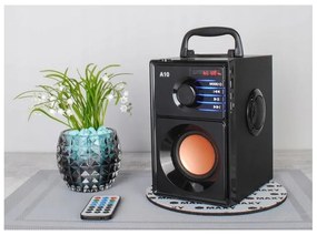 Głośnik bluetooth boombox a10 lcd led subwoofer fm