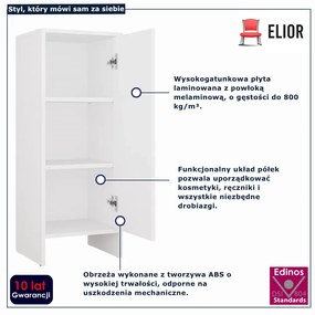 Biała stojąca szafka łazienkowa  G9-Z29