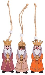 Ozdoby świąteczne zestaw 3 szt. Three Kings – Casa Selección