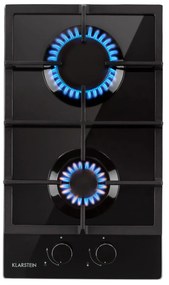 Klarstein Ignito 30cm Płyta gazowa 2 palniki Czarny