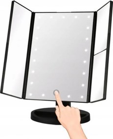 Lusterko Do MAKIJAŻU Powiększające 3X Kosmetyczne PODŚWIETLANE LED | VOLAN