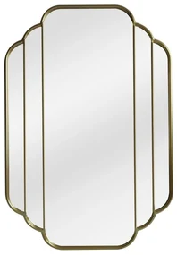 Lustro art deco vintage złote - szer. 70 x wys. 105 cm - DALVIA