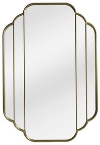 Lustro art deco vintage złote - szer. 70 x wys. 105 cm - DALVIA