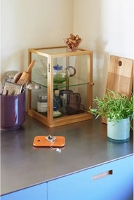 Witryna w dekorze dębu w naturalnym kolorze 30x42x30 cm Poetic – Hübsch