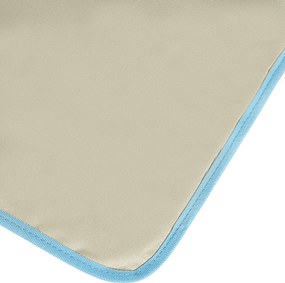 Outsunny Zestaw 2 Mat Plażowych, Regulowane, Składane, 124Dł x 53Szer x 37-50Wys cm, Beżowy