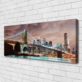 Obraz na płótnie Nowoczesny Most nad Metropolią