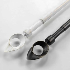 Metalowy regulowany karnisz 120 - 210 cm Ovalon – douceur d'intérieur