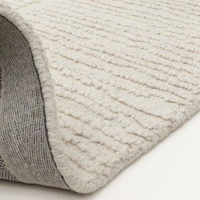 Wełniany dywan tkany ręcznie w kolorze kości słoniowej 120x170 cm Zennith Column – Asiatic Carpets